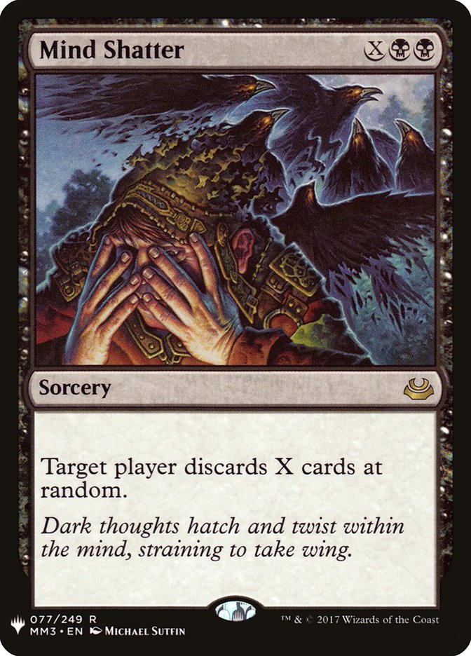 Mind Shatter [Mystery Booster] Magic: The Gathering