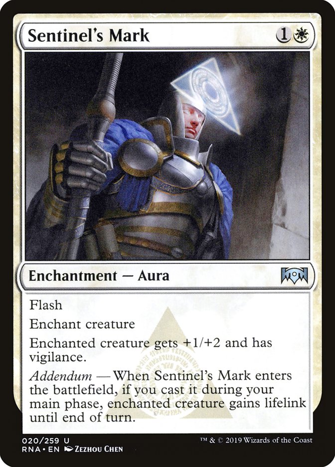 Sentinel's Mark [Ravnica Allegiance] Magic: The Gathering