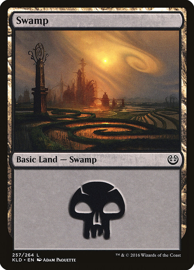 Swamp (257) [Kaladesh] Magic: The Gathering