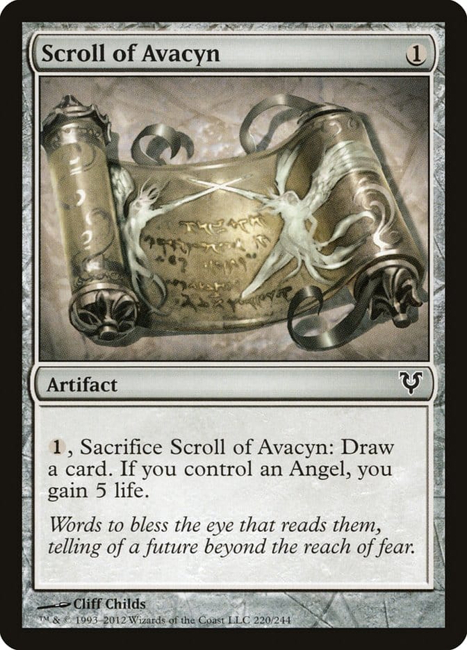 Scroll of Avacyn [Avacyn Restored] Magic: The Gathering