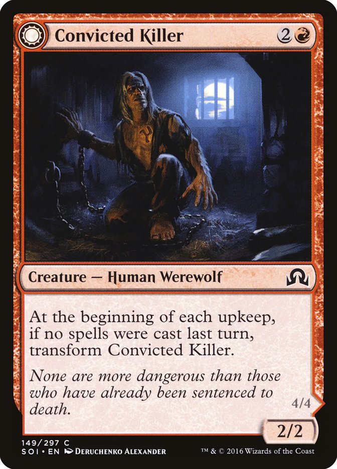 Convicted Killer // Branded Howler [Shadows over Innistrad] Magic: The Gathering