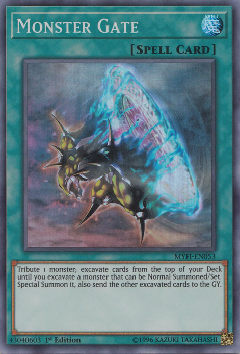 Monster Gate [MYFI-EN053] Super Rare - Yugioh Cards For Your TCG Needs!