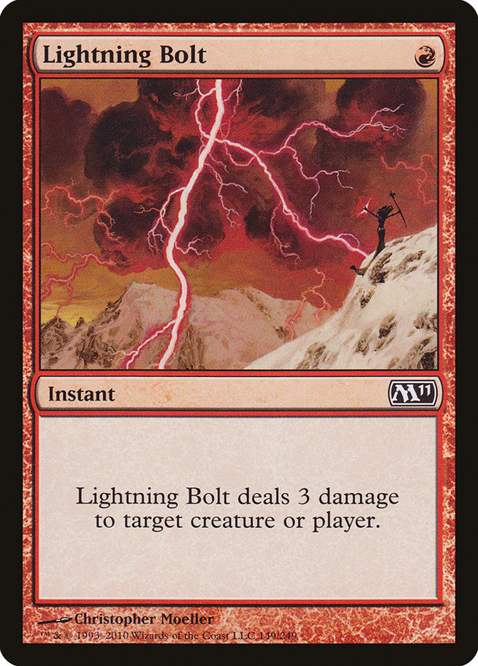 Lightning Bolt [Magic 2011] Magic: The Gathering