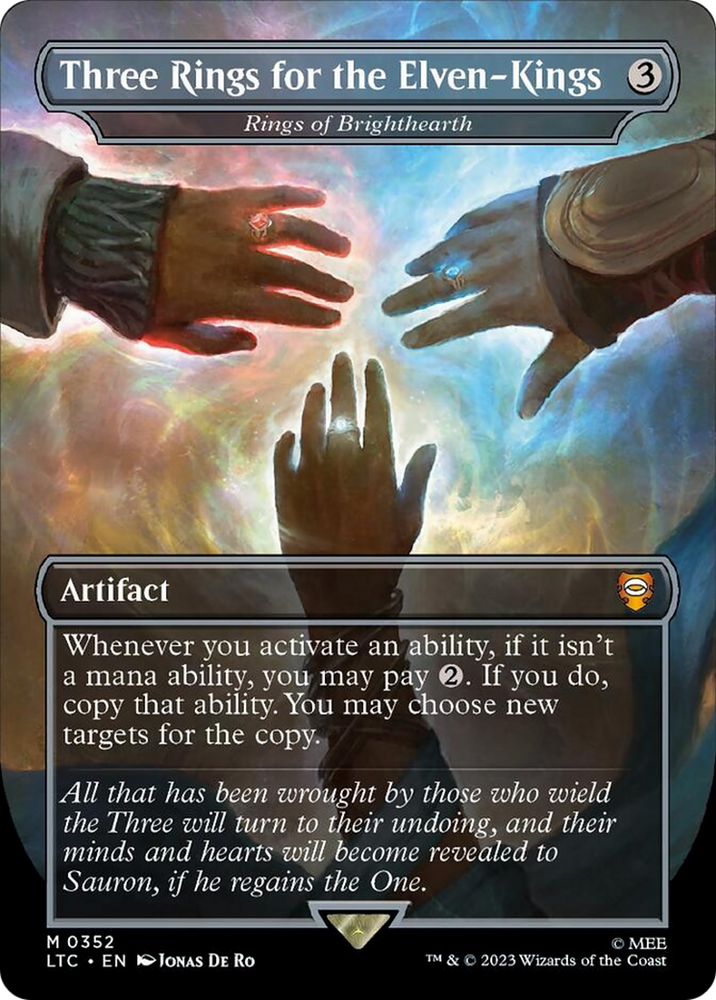 Three Rings for the Elven-Kings - Rings of Brighthearth [The Lord of the Rings: Tales of Middle-Earth Commander] Magic: The Gathering