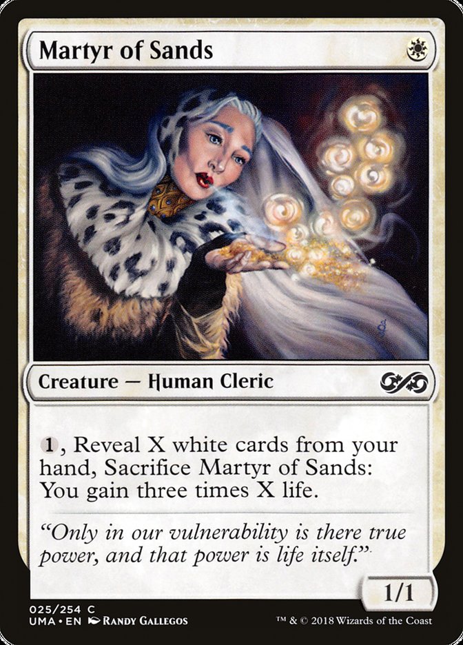 Martyr of Sands [Ultimate Masters] Magic: The Gathering