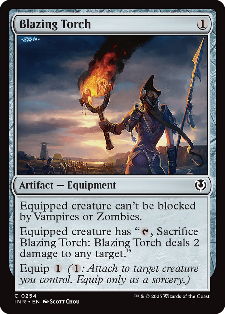 Blazing Torch [Innistrad Remastered] Magic: The Gathering