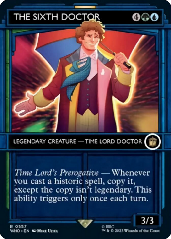 The Sixth Doctor (Showcase) [Doctor Who] Magic: The Gathering