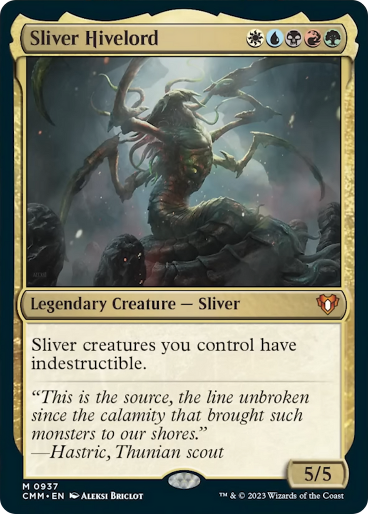 Sliver Hivelord [Commander Masters] Magic: The Gathering