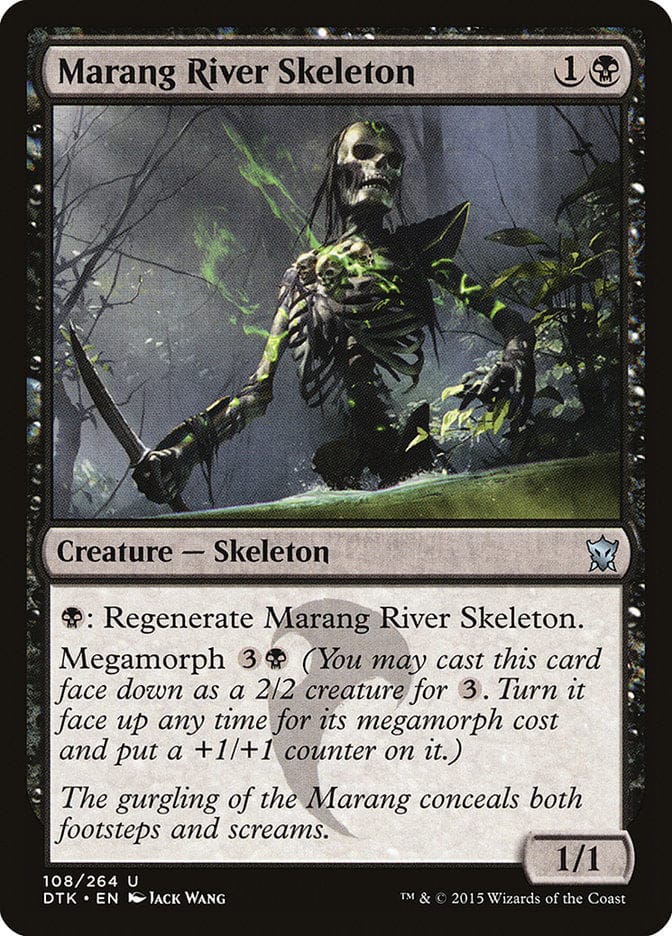 Marang River Skeleton [Dragons of Tarkir] Magic: The Gathering