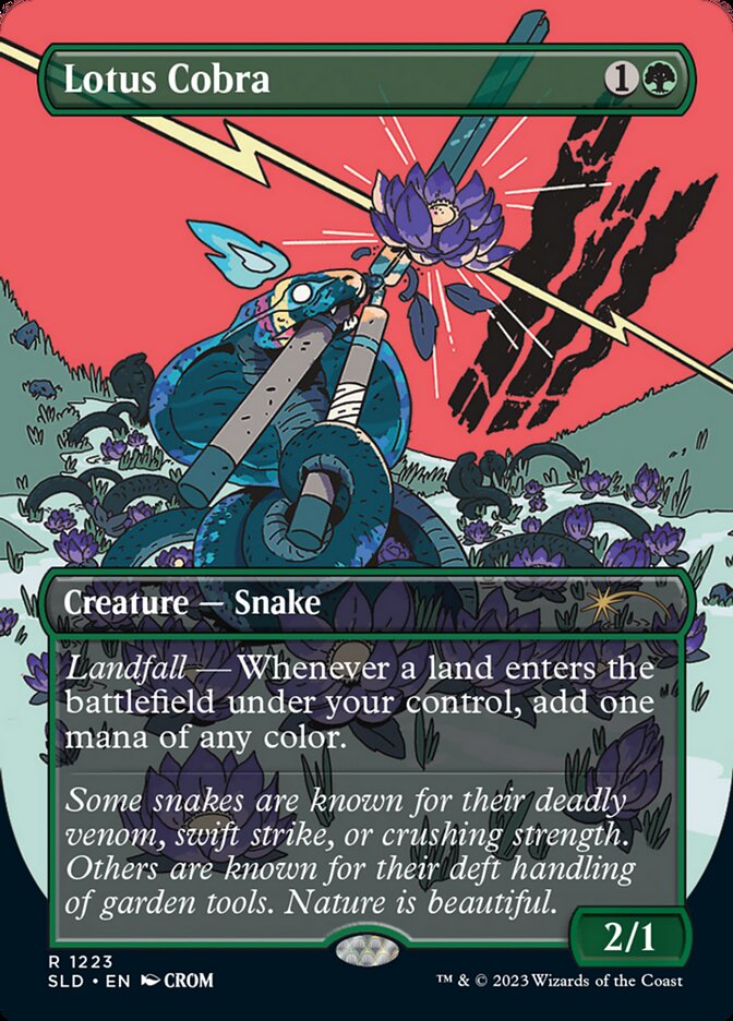 Lotus Cobra (Borderless) [Secret Lair Drop Series] Magic: The Gathering
