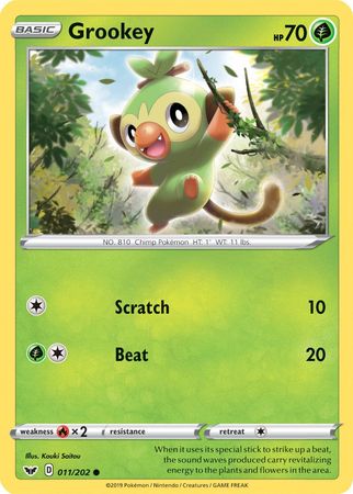Grookey (011/202) (Premium Collection) [Sword & Shield: Base Set] Pokémon