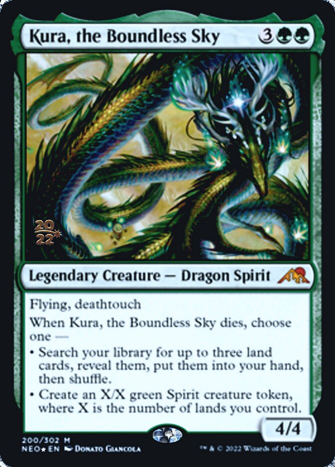 Kura, the Boundless Sky [Kamigawa: Neon Dynasty Prerelease Promos] Magic: The Gathering