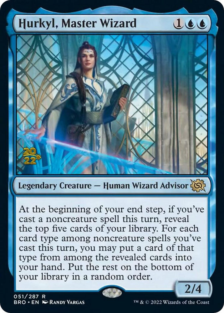 Hurkyl, Master Wizard [The Brothers' War Prerelease Promos] Magic: The Gathering