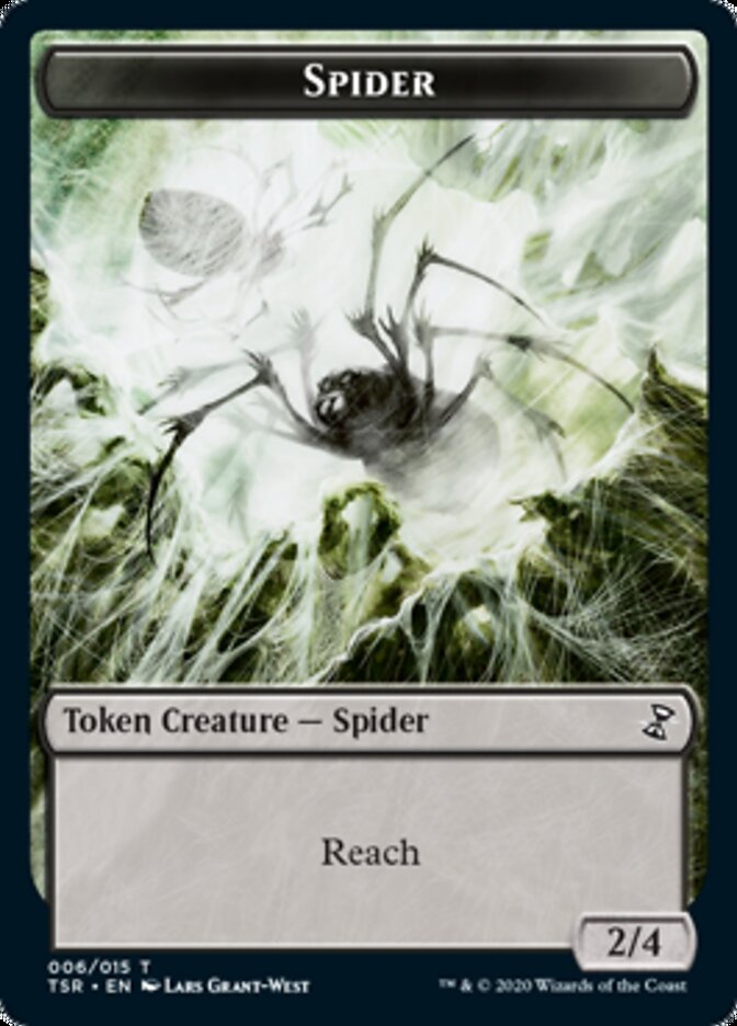 Spider Token [Time Spiral Remastered Tokens] Magic: The Gathering