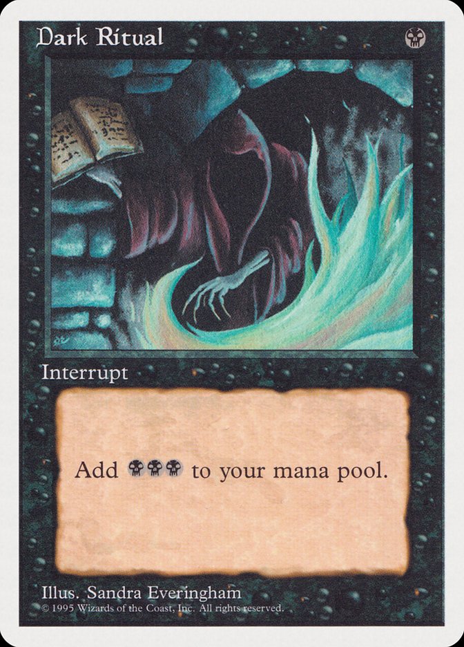 Dark Ritual [Rivals Quick Start Set] Magic: The Gathering