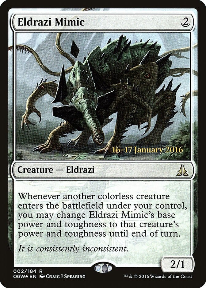 Eldrazi Mimic [Oath of the Gatewatch Prerelease Promos] Magic: The Gathering