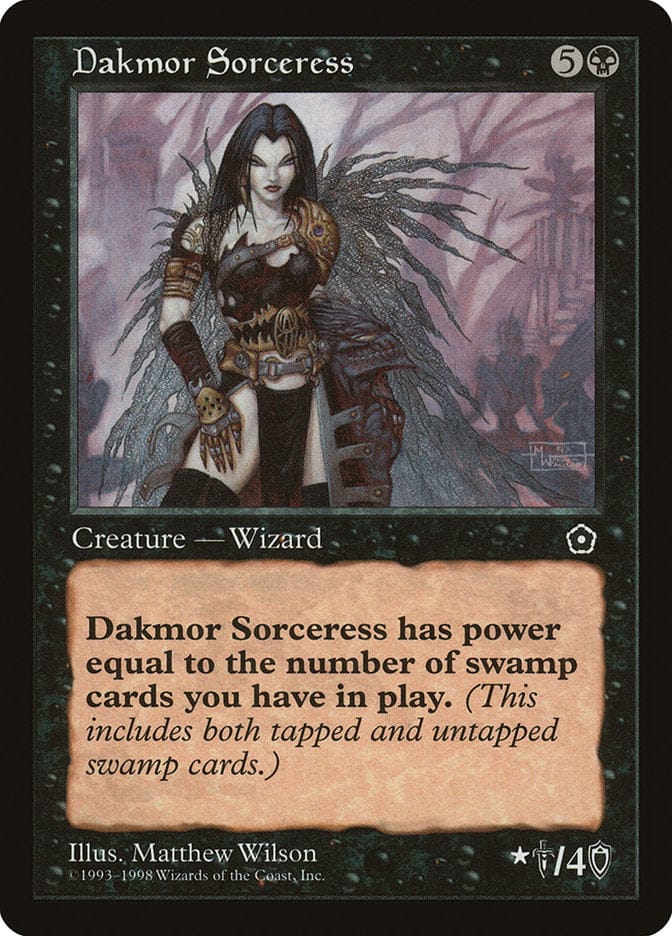 Dakmor Sorceress [Portal Second Age] Magic: The Gathering