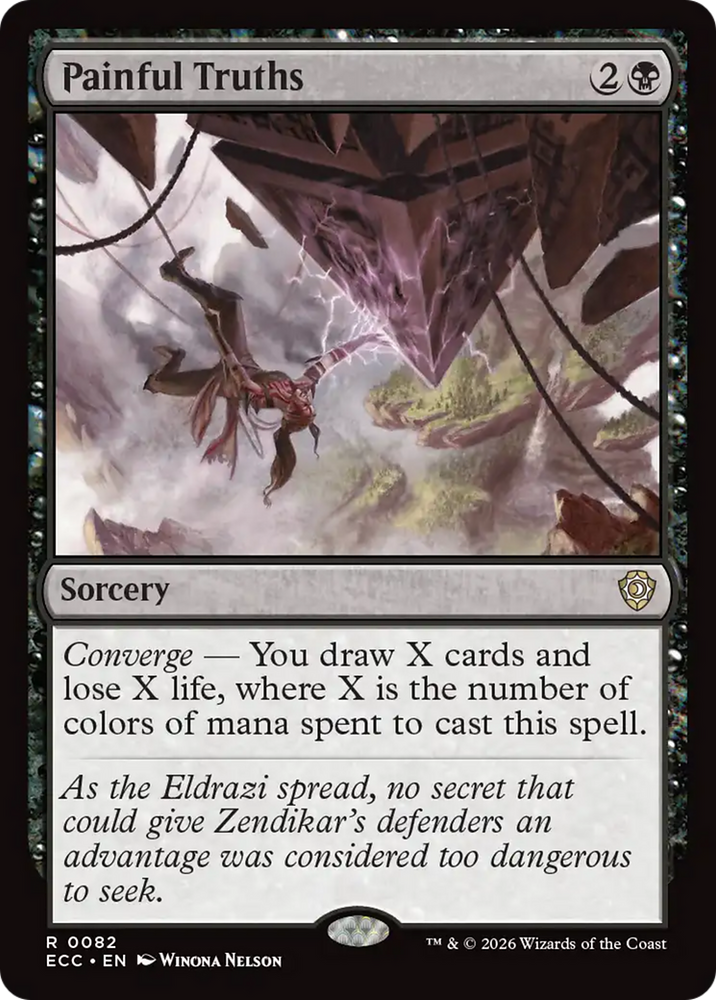 Painful Truths [Lorwyn Eclipsed Commander] Magic: The Gathering
