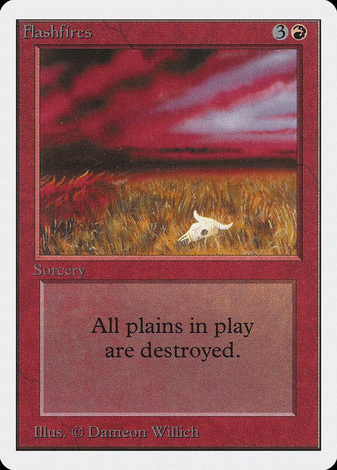 Flashfires [Unlimited Edition] Magic: The Gathering