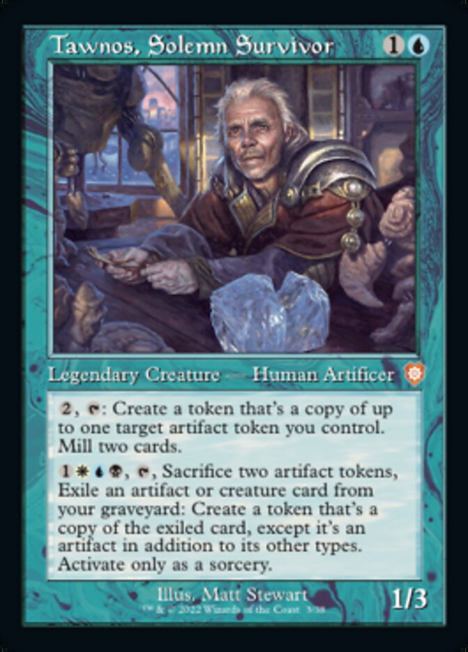 Tawnos, Solemn Survivor (Retro) [The Brothers' War Commander] Magic: The Gathering