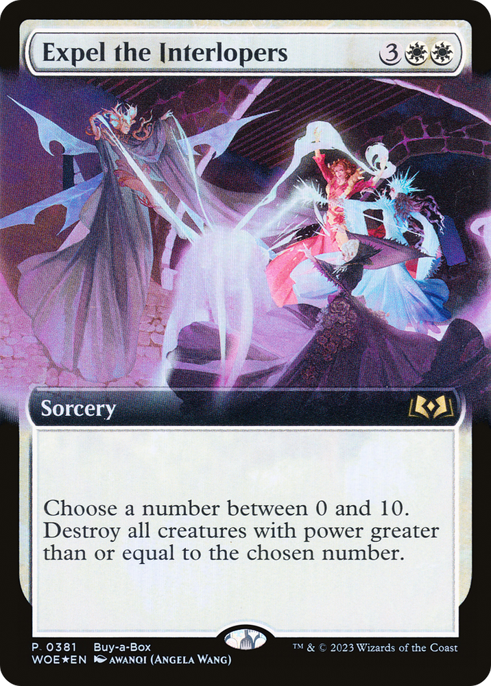 Expel the Interlopers (Buy-A-Box) [Wilds of Eldraine Promos] Magic: The Gathering