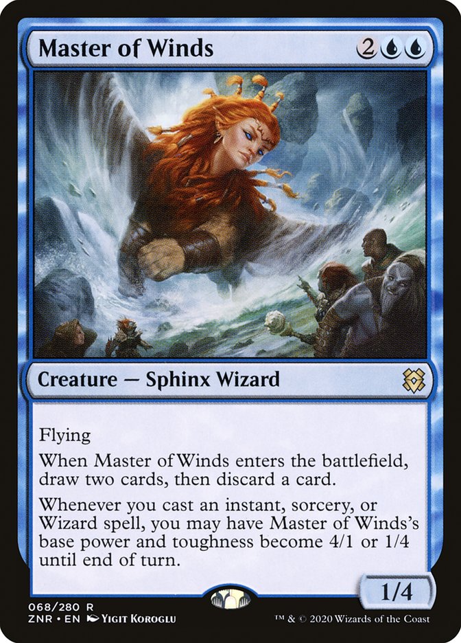 Master of Winds [Zendikar Rising] Magic: The Gathering
