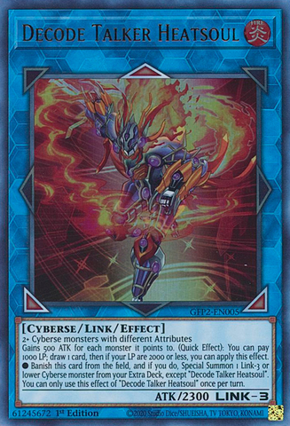 Decode Talker Heatsoul [GFP2-EN005] Ultra Rare - Yugioh Cards For Your TCG Needs!
