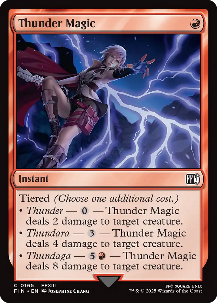 Thunder Magic [FINAL FANTASY] Magic: The Gathering