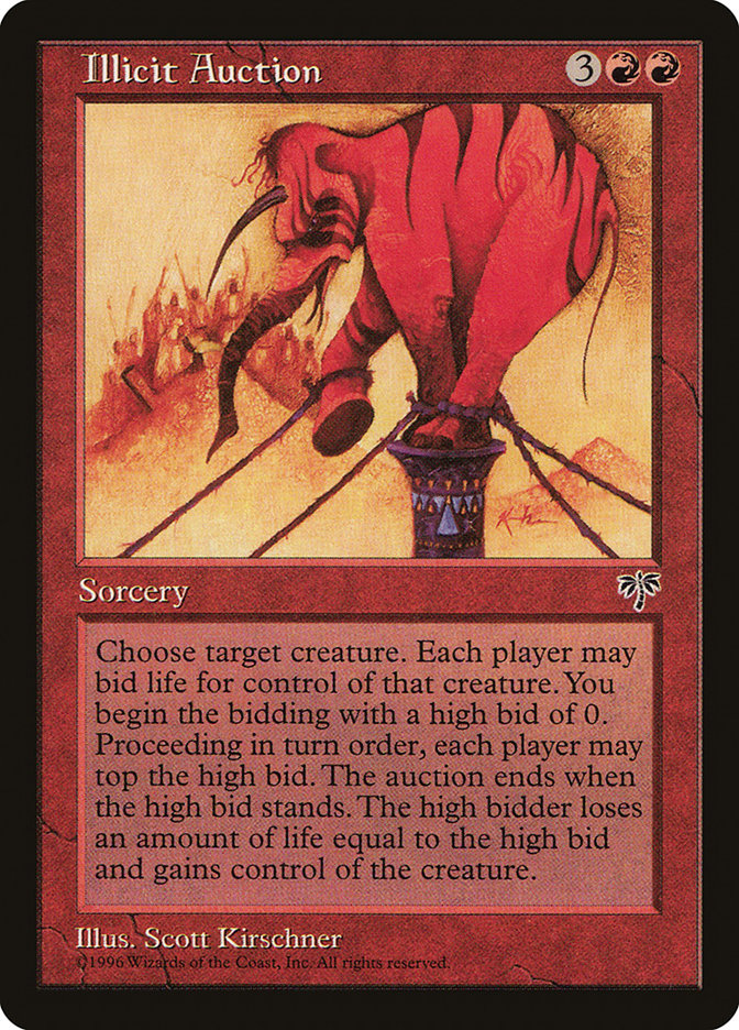 Illicit Auction [Mirage] Magic: The Gathering