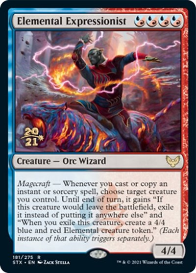 Elemental Expressionist [Strixhaven: School of Mages Prerelease Promos] Magic: The Gathering