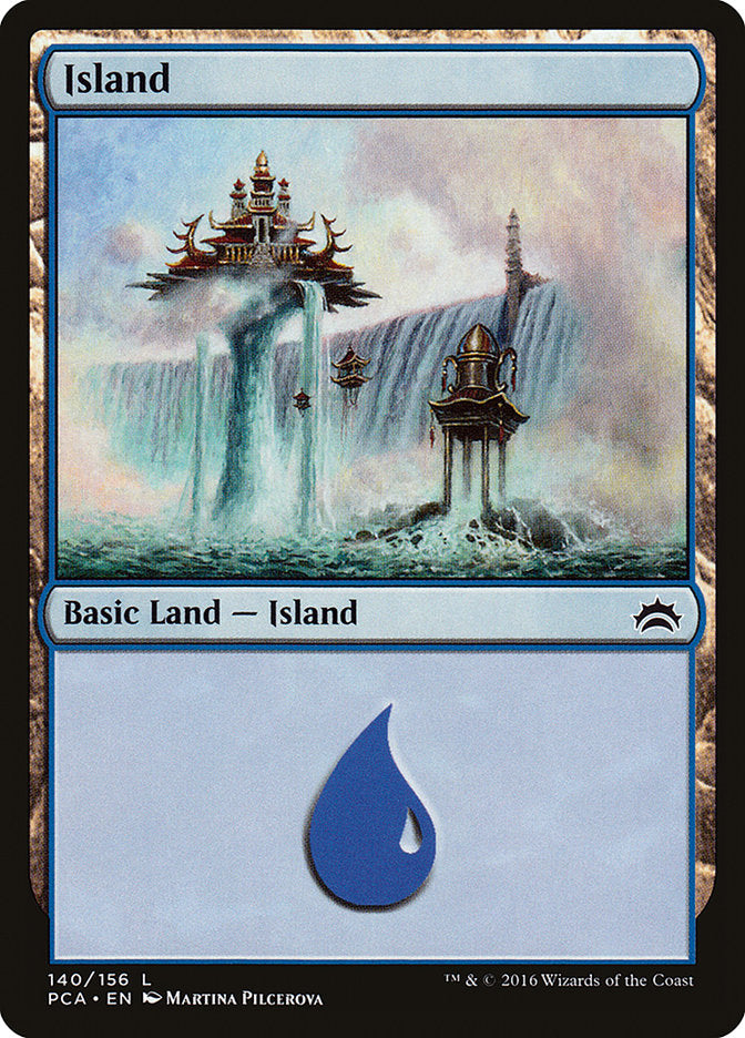 Island (140) [Planechase Anthology] Magic: The Gathering