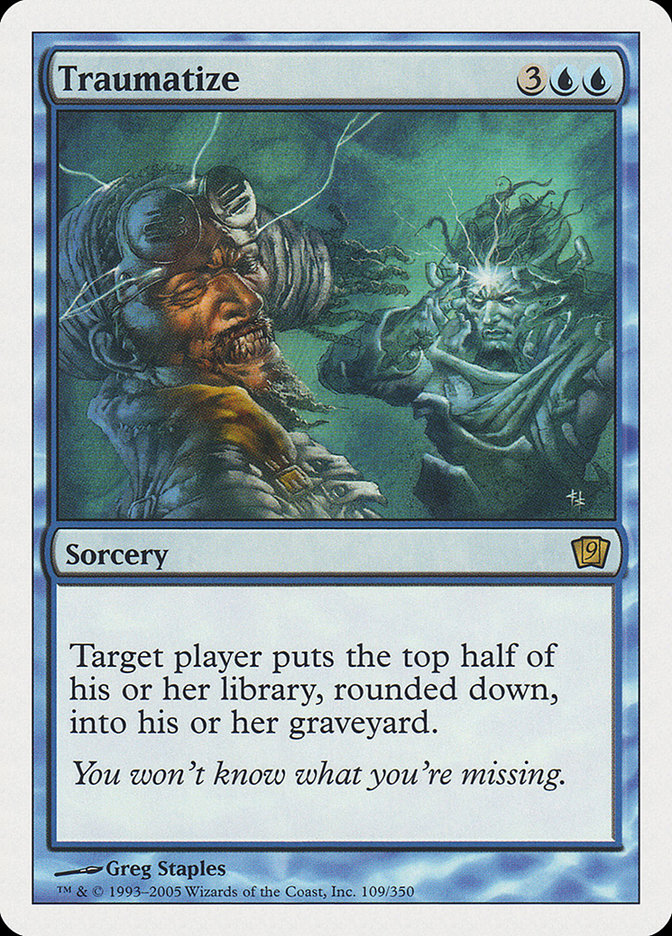 Traumatize [Ninth Edition] Magic: The Gathering