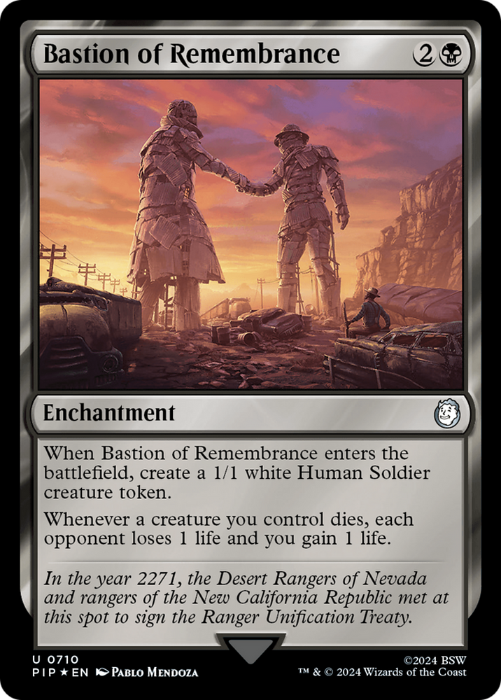 Bastion of Remembrance (Surge Foil) [Fallout] Magic: The Gathering