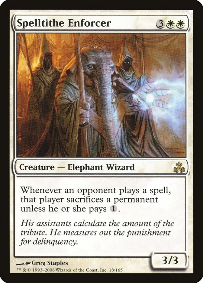 Spelltithe Enforcer [Guildpact] Magic: The Gathering