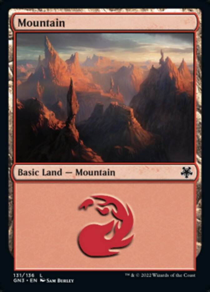Mountain (131) [Game Night: Free-for-All] Magic: The Gathering
