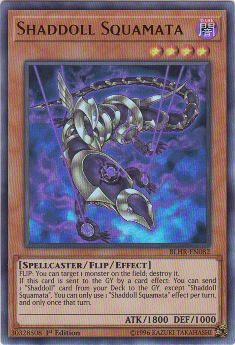 Shaddoll Squamata [BLHR-EN082] Ultra Rare - Yugioh Cards For Your TCG Needs!