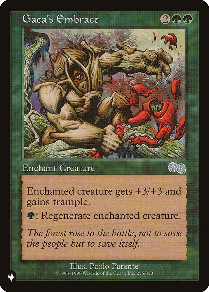 Gaea's Embrace [The List] Magic: The Gathering