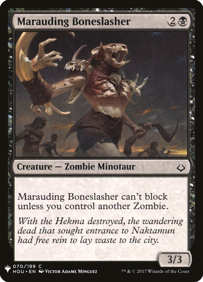 Marauding Boneslasher [Mystery Booster] Magic: The Gathering