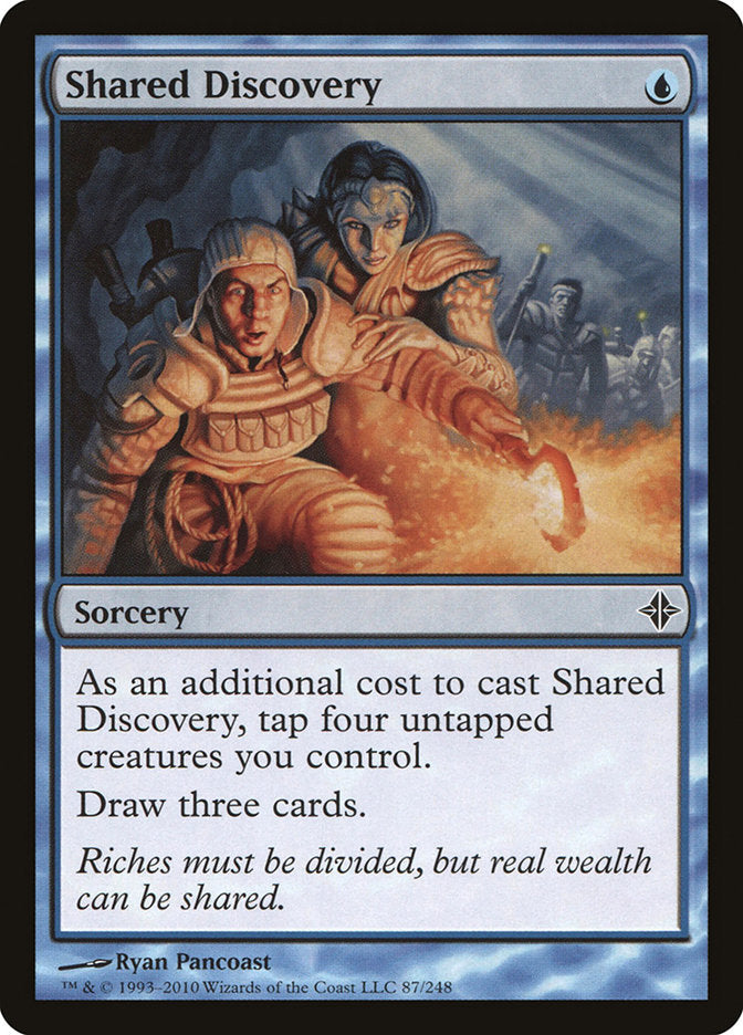 Shared Discovery [Rise of the Eldrazi] Magic: The Gathering