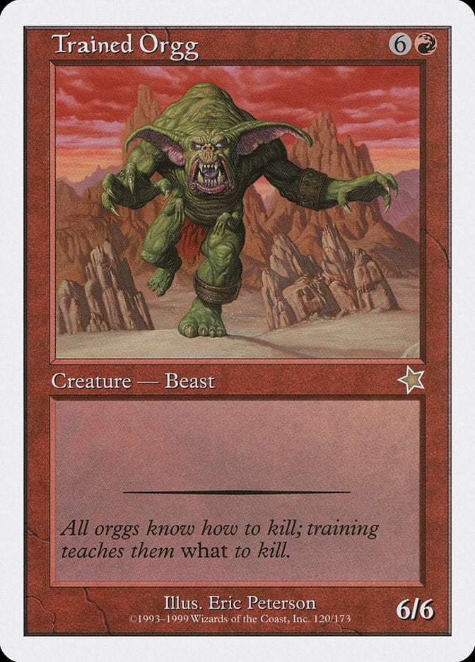 Trained Orgg [Starter 1999] Magic: The Gathering