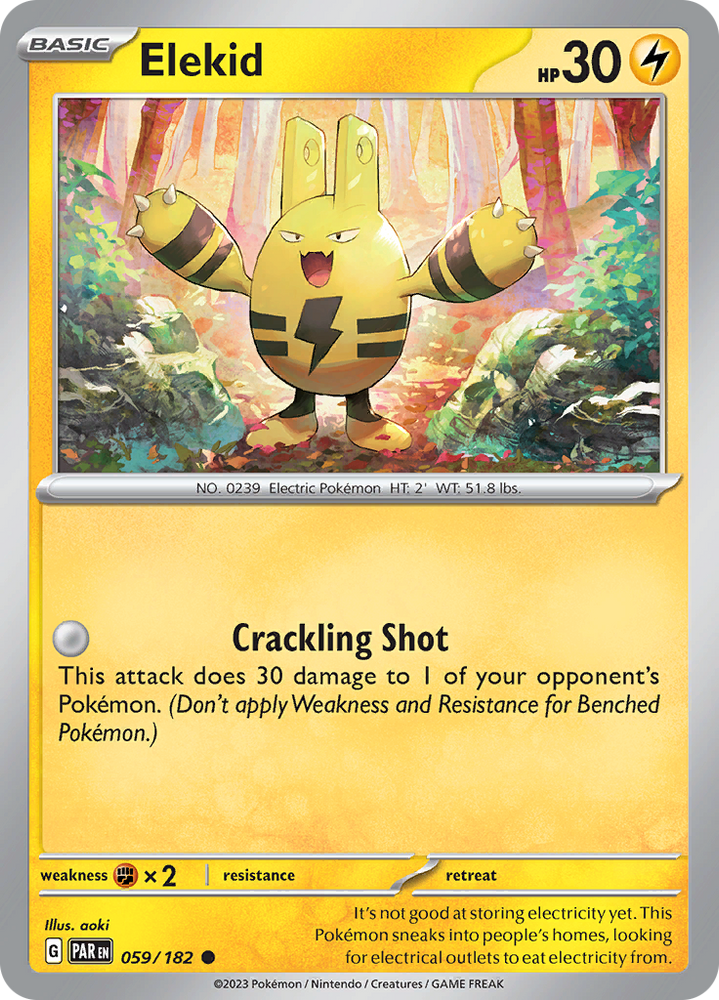 Elekid (059/182) [Scarlet & Violet: Paradox Rift] Pokémon