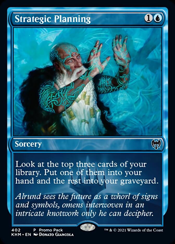Strategic Planning (Promo Pack) [Kaldheim Promos] Magic: The Gathering