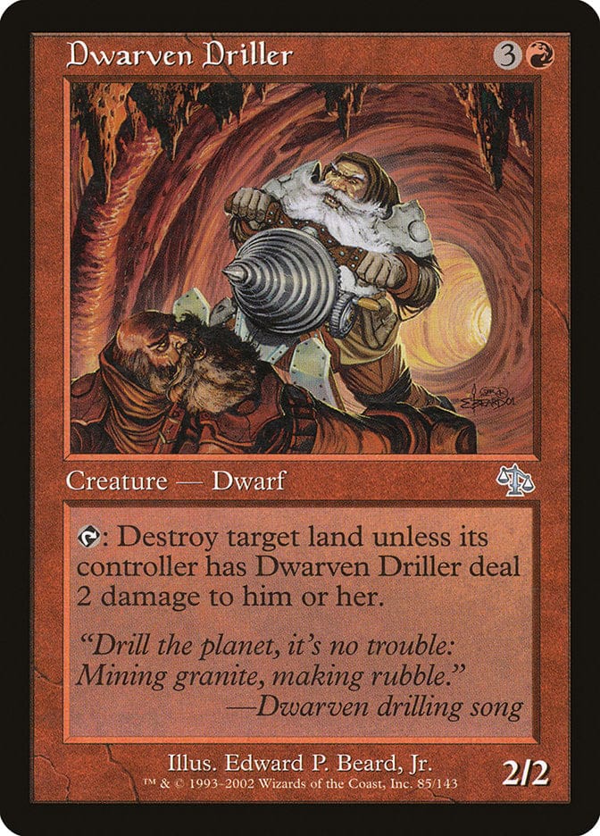 Dwarven Driller [Judgment] Magic: The Gathering