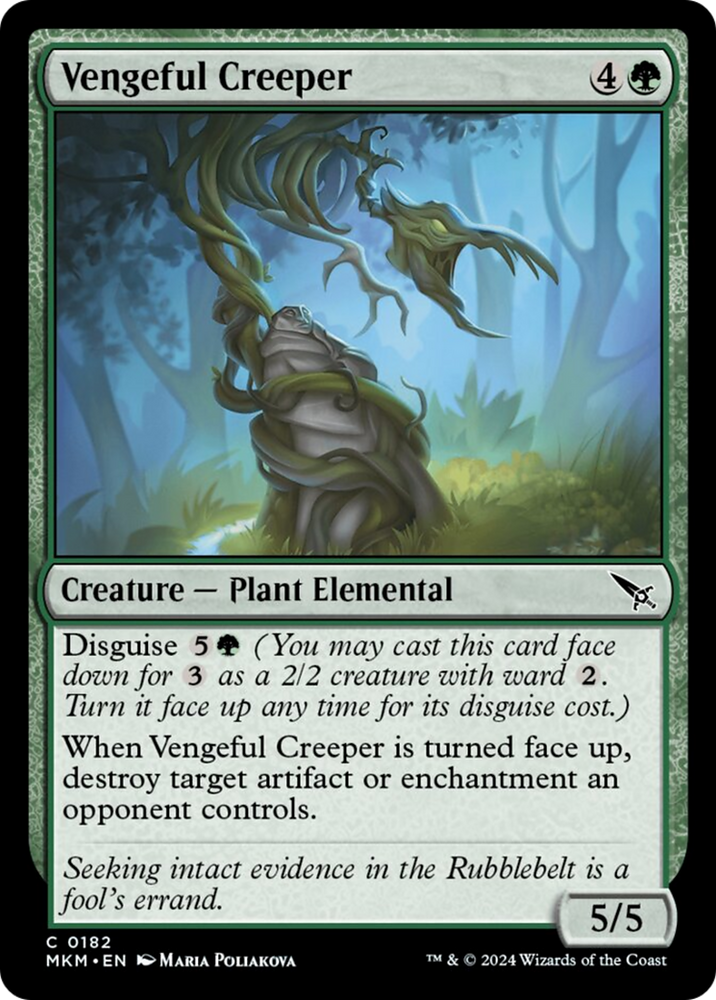 Vengeful Creeper [Murders at Karlov Manor] Magic: The Gathering