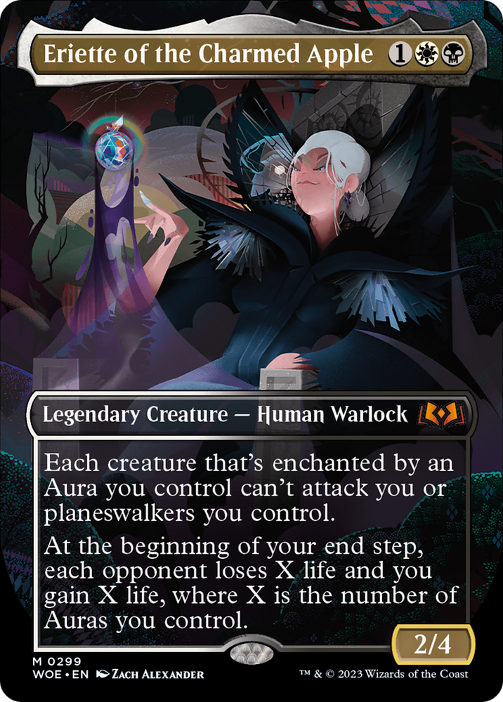 Eriette of the Charmed Apple (Borderless Alternate Art) [Wilds of Eldraine] Magic: The Gathering