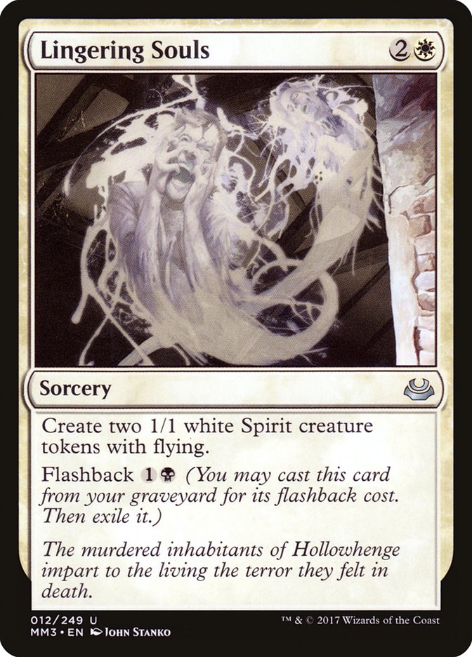 Lingering Souls [Modern Masters 2017] Magic: The Gathering