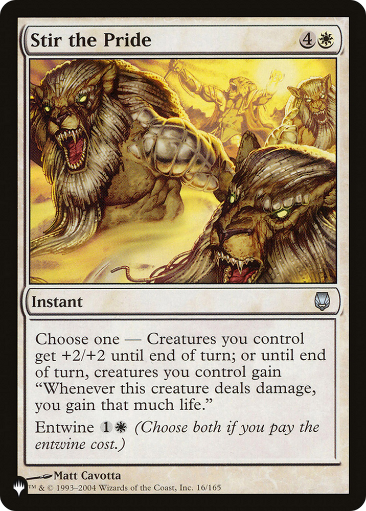 Stir the Pride [The List] Magic: The Gathering