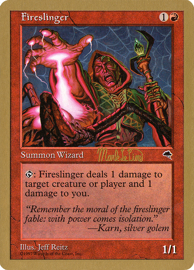 Fireslinger (Mark Le Pine) [World Championship Decks 1999] Magic: The Gathering