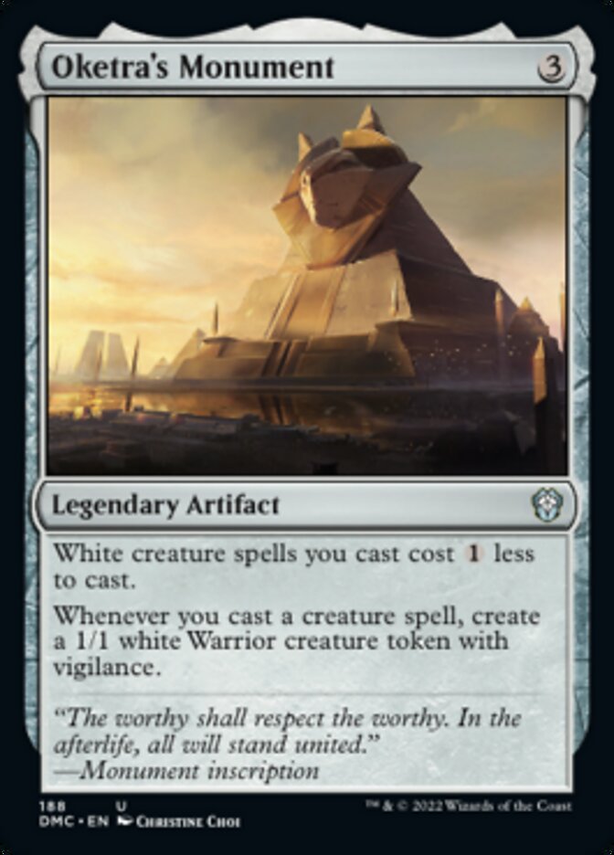 Oketra's Monument [Dominaria United Commander] Magic: The Gathering