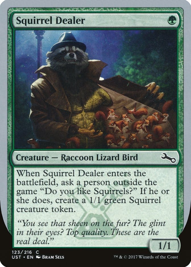 Squirrel Dealer [Unstable] Magic: The Gathering
